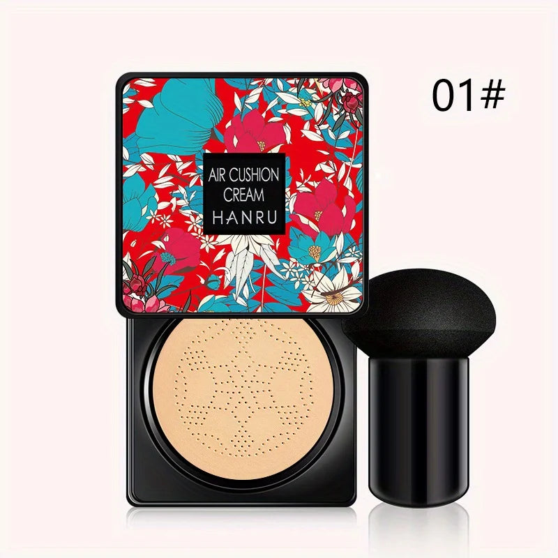 Elevate Your Glow with Mushroom Air Cushion BB Cream - The Ultimate Moisturizing Foundation Fluid for Flawless Skin!