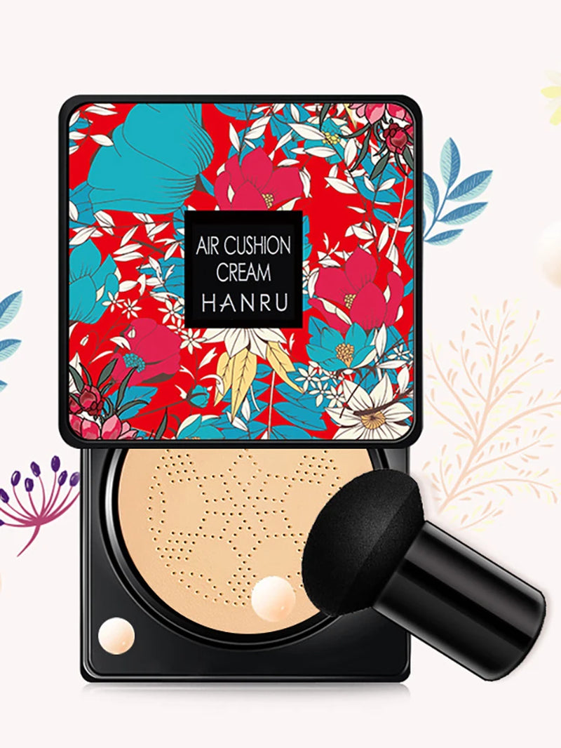 Elevate Your Glow with Mushroom Air Cushion BB Cream - The Ultimate Moisturizing Foundation Fluid for Flawless Skin!