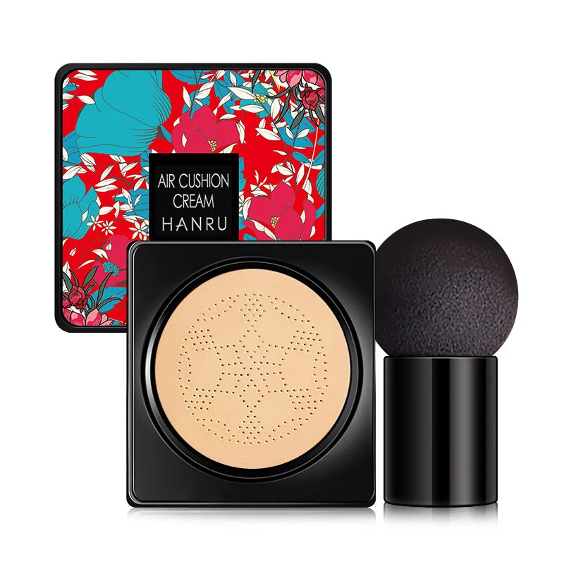 Elevate Your Glow with Mushroom Air Cushion BB Cream - The Ultimate Moisturizing Foundation Fluid for Flawless Skin!